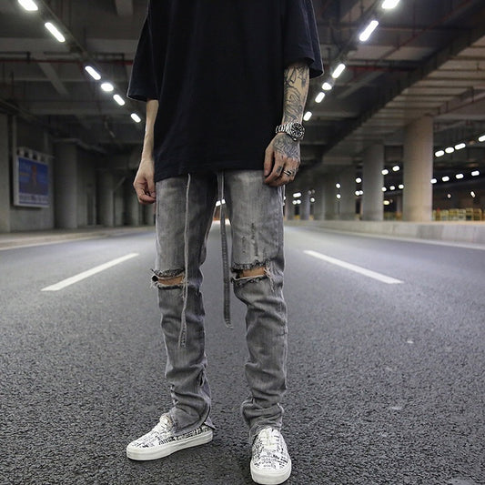Zippered Jeans