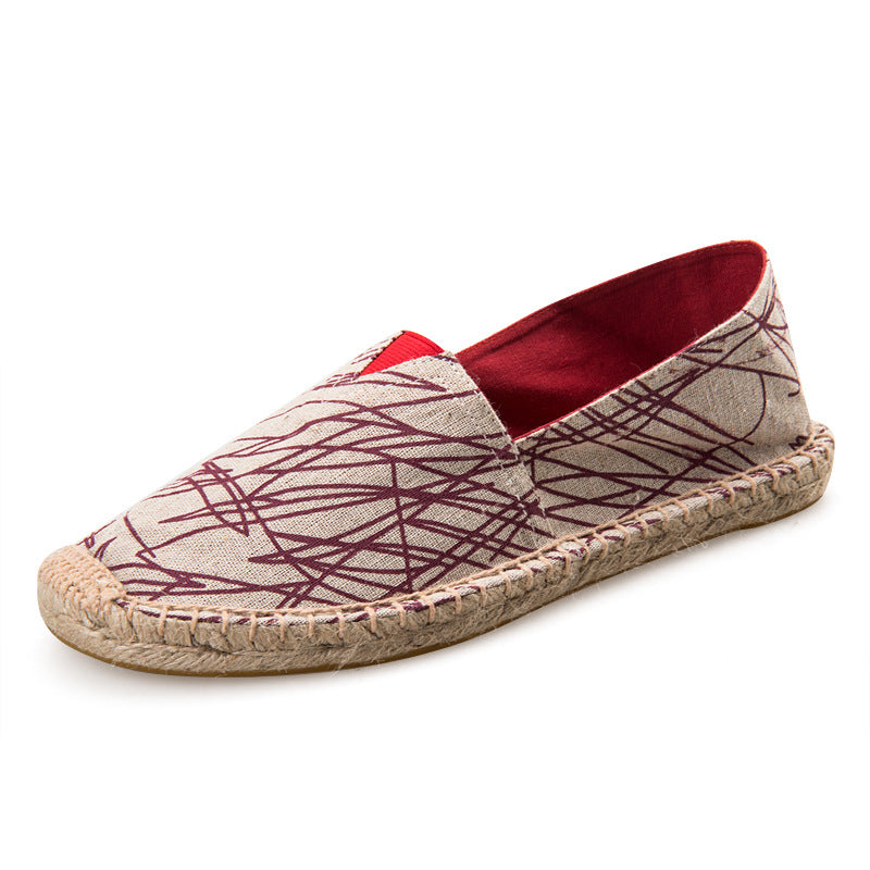Breathable Casual Canvas Slip-On Slip-On Shoes