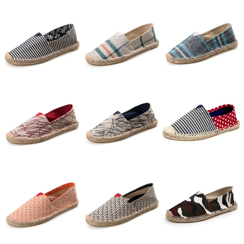 Breathable Casual Canvas Slip-On Slip-On Shoes