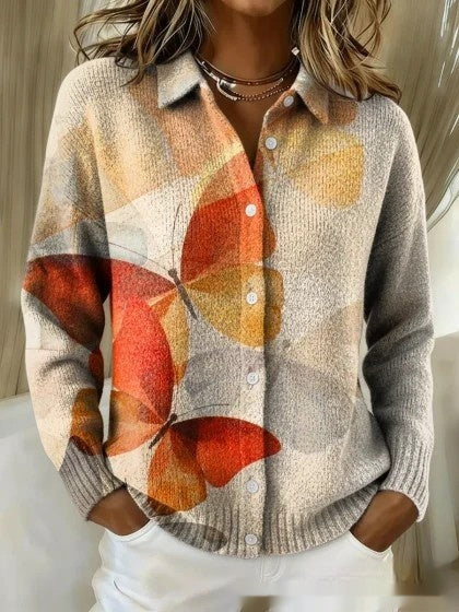 Womens Loose-fitting Sweater Cardigan For European And American-style Outfits