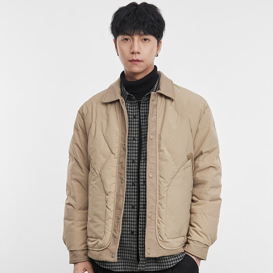 Lightweight Down Jacket Men's Coat Wide