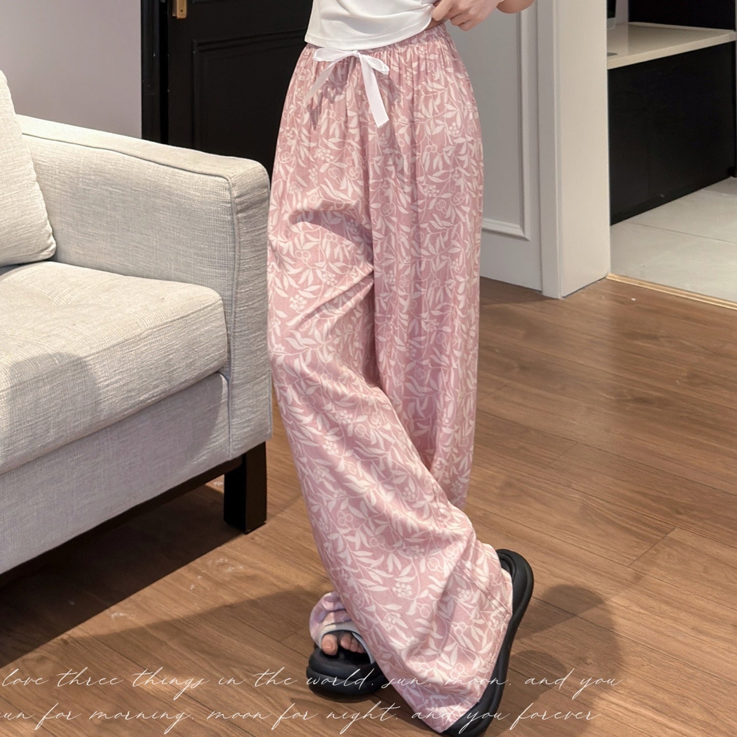 Athleisure Loose-Fit Homewear Pajama Pants