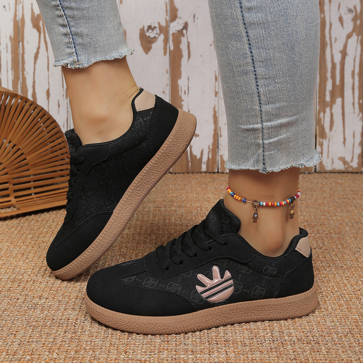 Retro Style Comfortable Chunky Soled Sneakers