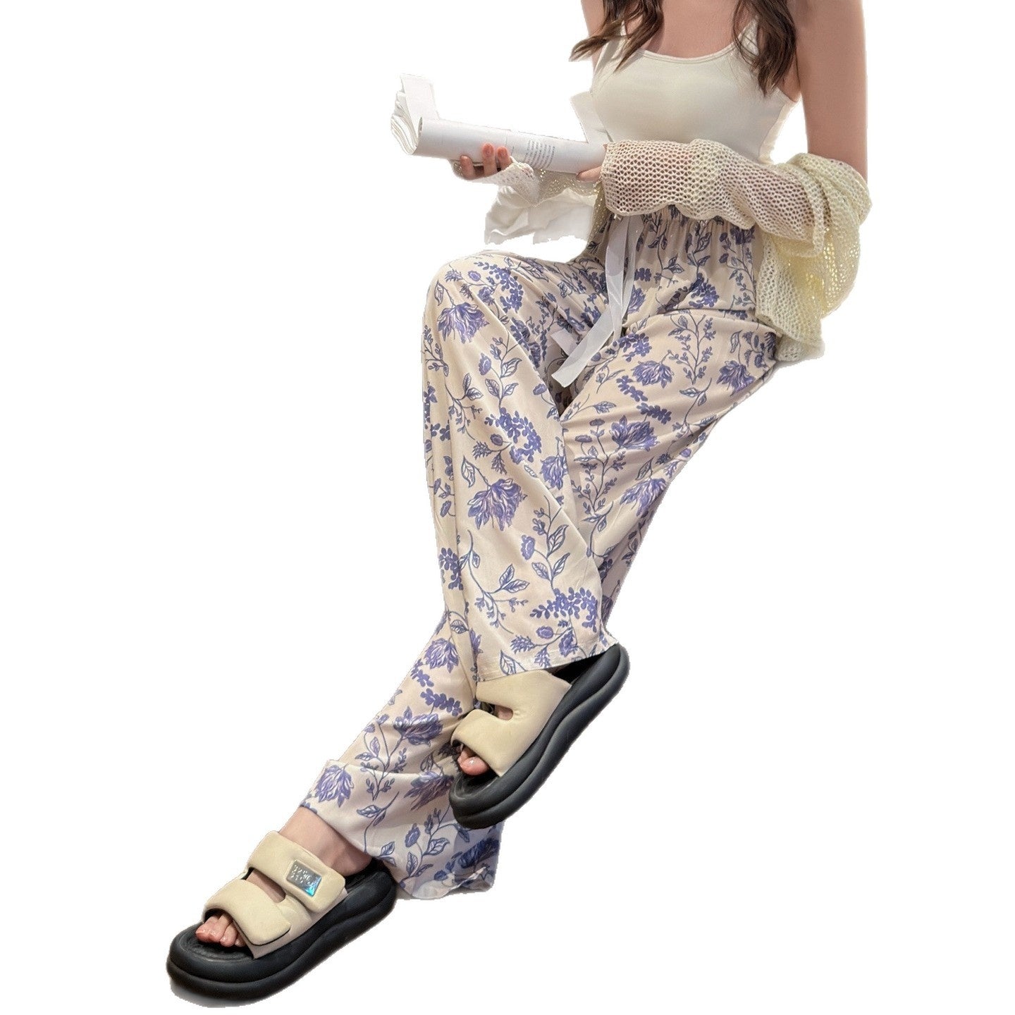 Athleisure Loose-Fit Homewear Pajama Pants